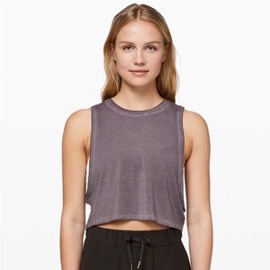 Lululemon MUSCLE CROP TANK *Fade